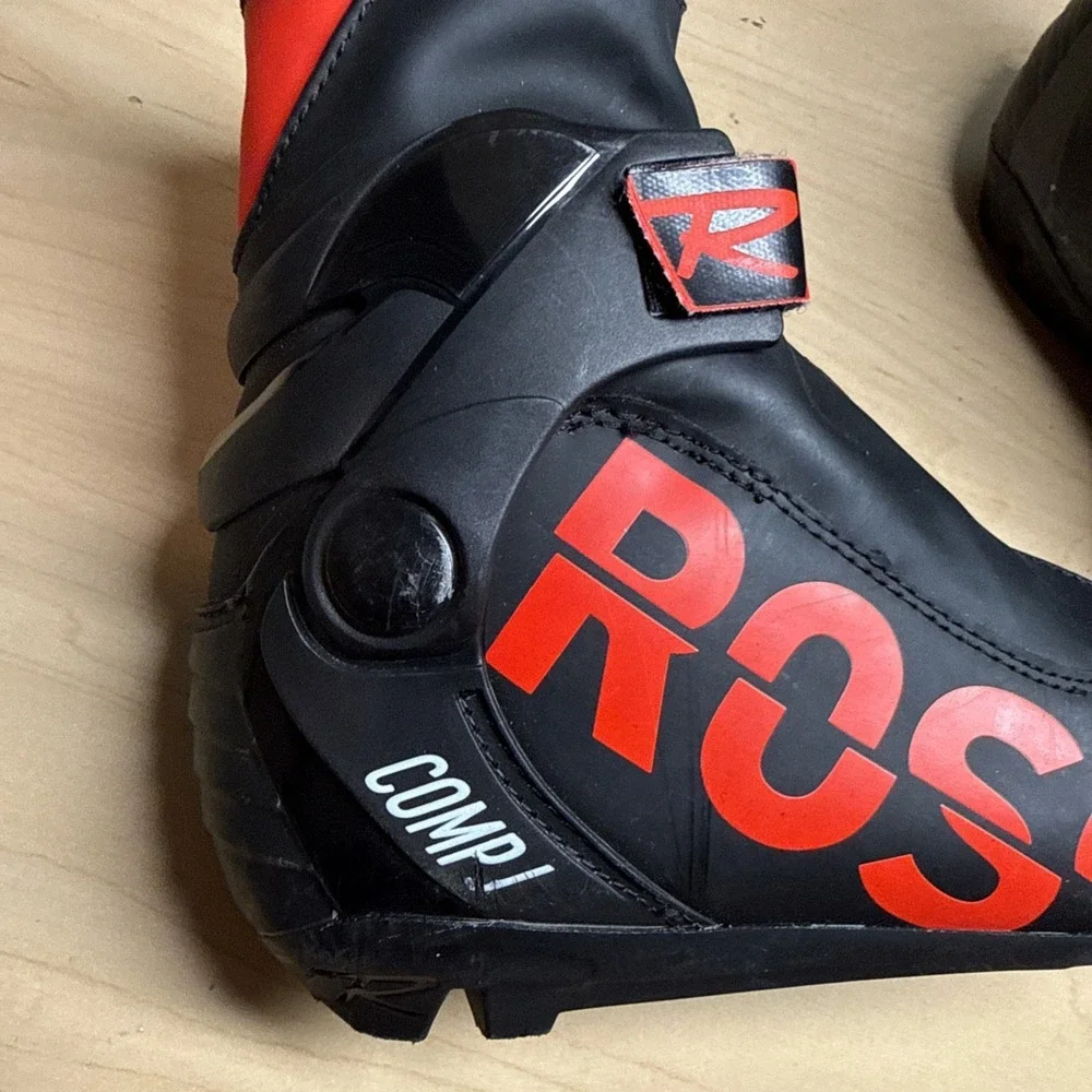 Rossignol Boots Comp j Size 36 Black Red Letters